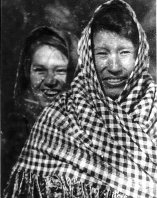 Photograph of two women