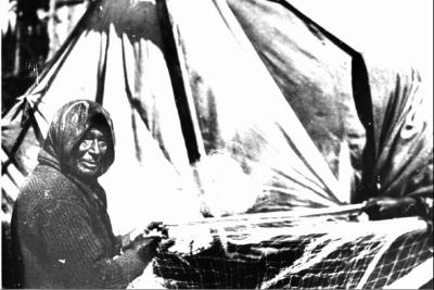 Photograph of a woman outside