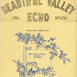 Beautiful valley echo