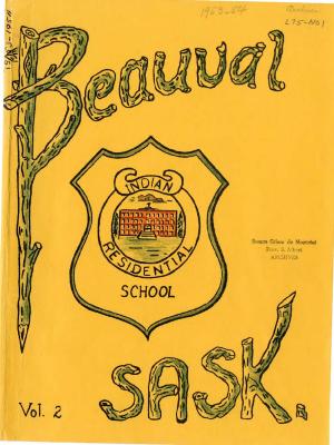 Beauval Indian Residential School yearbook