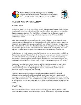 Health sectoral backgrounder