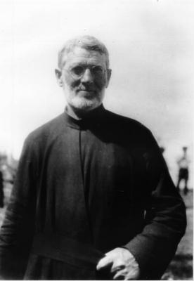 Photograph of a minister in Cape Croker