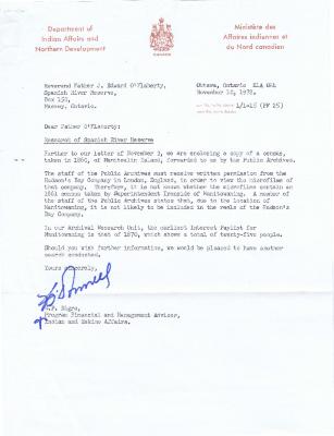 Manitoulin census 1860