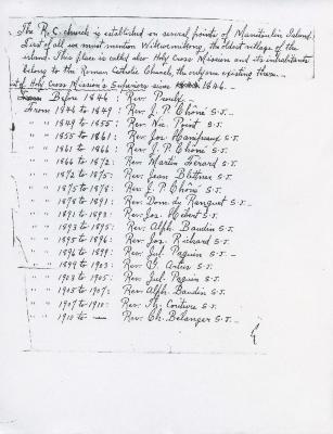 Mission at Wikemikong