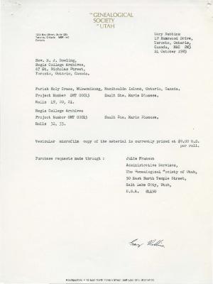 Microfilm operators report