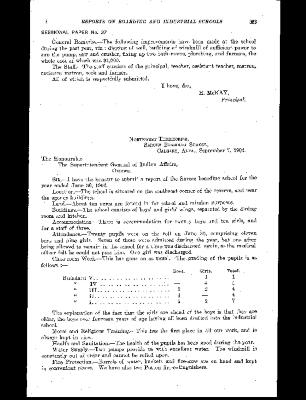 Annual report of the Department of Indian Affairs for the year ended 30th June 1904