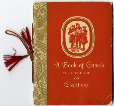 A book of carols to greet you on christmas