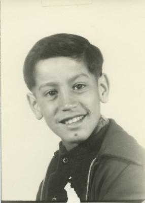 Photographs of a boy at Spanish