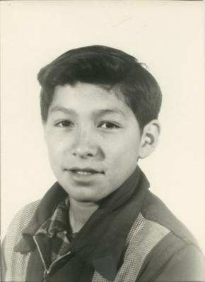 Photographs of a boy at Spanish