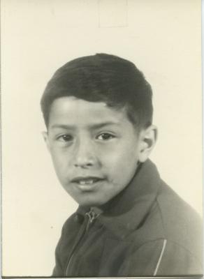 Photographs of a boy at Spanish