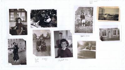 Photographs of students at Spanish