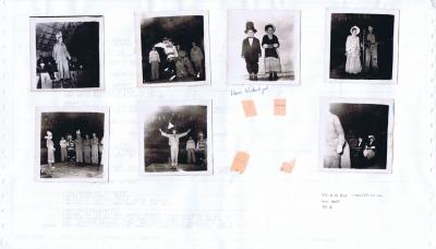 Photographs of students at ice carnival