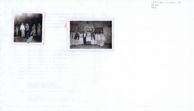 Photographs of students at ice carnival