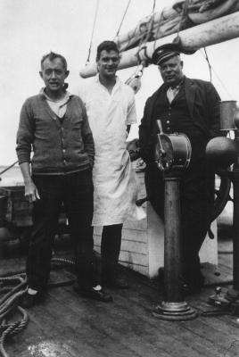 Photograph of ketch crew