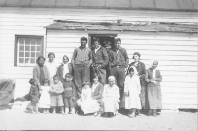 Photograph of Hilda Jones and Louttit family