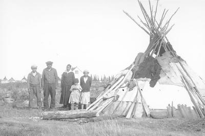 Photograph of the Sealhunter family