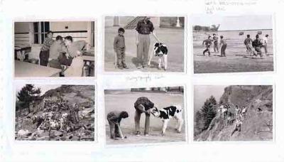 Photographs of boys school activities