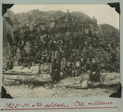 Photographs of grounds and clergy members