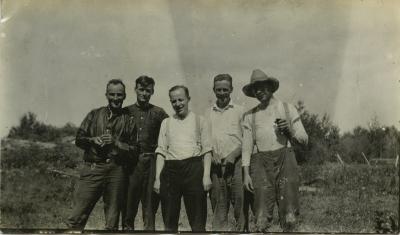 Photographs of boys school students and activites