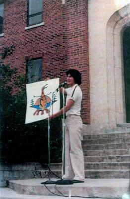 Photographs from Shingwauk Reunion '81 opening ceremonies