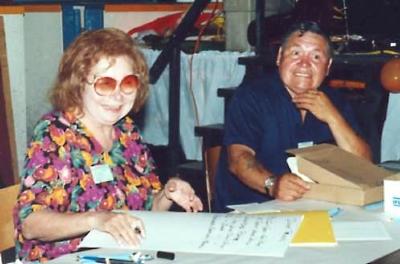 Photograph of Nellie Sands with Wallace Belleau at Shingwauk reunion
