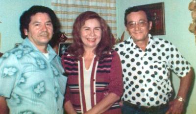 Photograph of Donald Sands, Nellie (Sands) McDowell, Harrington "Duke" Sands