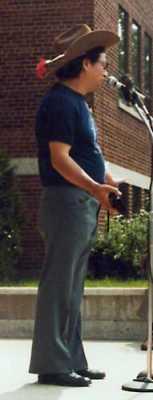 Photograph of Donald Sands at Shingwauk reunion