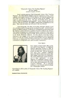 Shingwauk's vision card