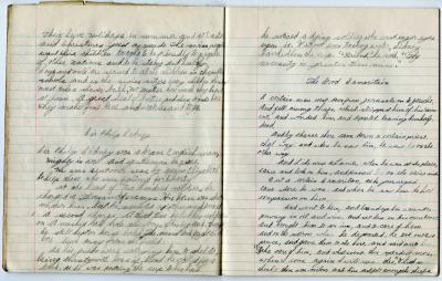 Cecil Thomas' social studies book