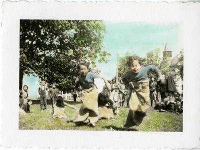 Photographs of students and activities at Mount Elgin