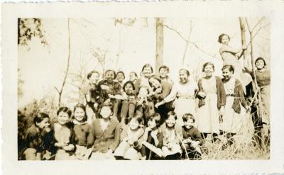 Photographs of girls at Mount Elgin
