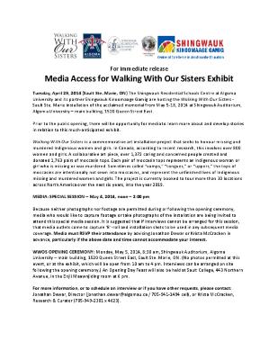 WWOS draft media advisory