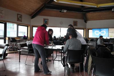 Photographs of the third community conversation