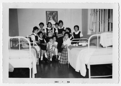 Photographs of students, staff, and activities