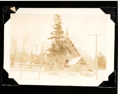 Outside of Church during Winter