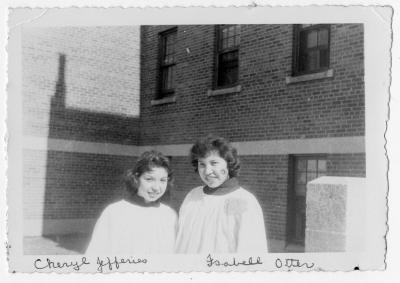 Photographs of Cheryl Jeffries and Isabell Otter