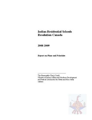 Report on plans and priorities