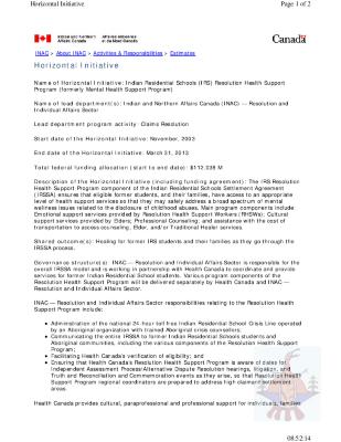 Horizontal initative