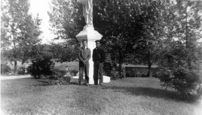 Photographs of boys at Spanish