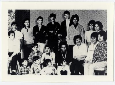 Group photograph of Arrow to the Moon cast