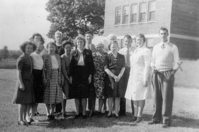 Photographs of students and staff at Shingwauk Indian Residential School