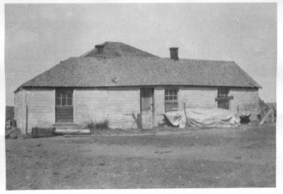 Photographs of people and buildings on the blood reserve