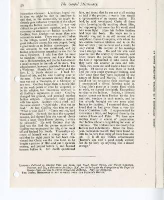 The gospel missionary