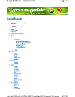 Tla-o-qui-aht Elder named to national committee